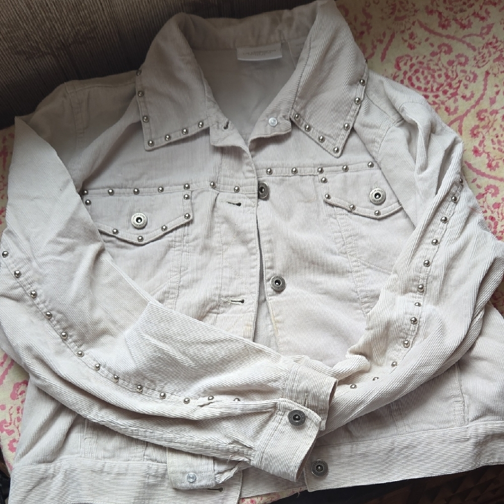 Studded Cream Jacket